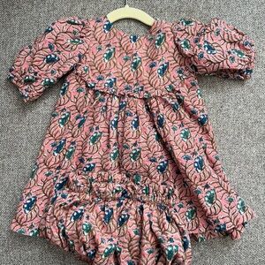 Pink Chicken dress with bloomers